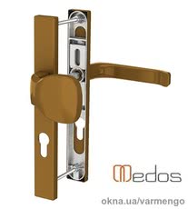 Дверные ручки с ухватом Saturn 32х92х247, бронза.